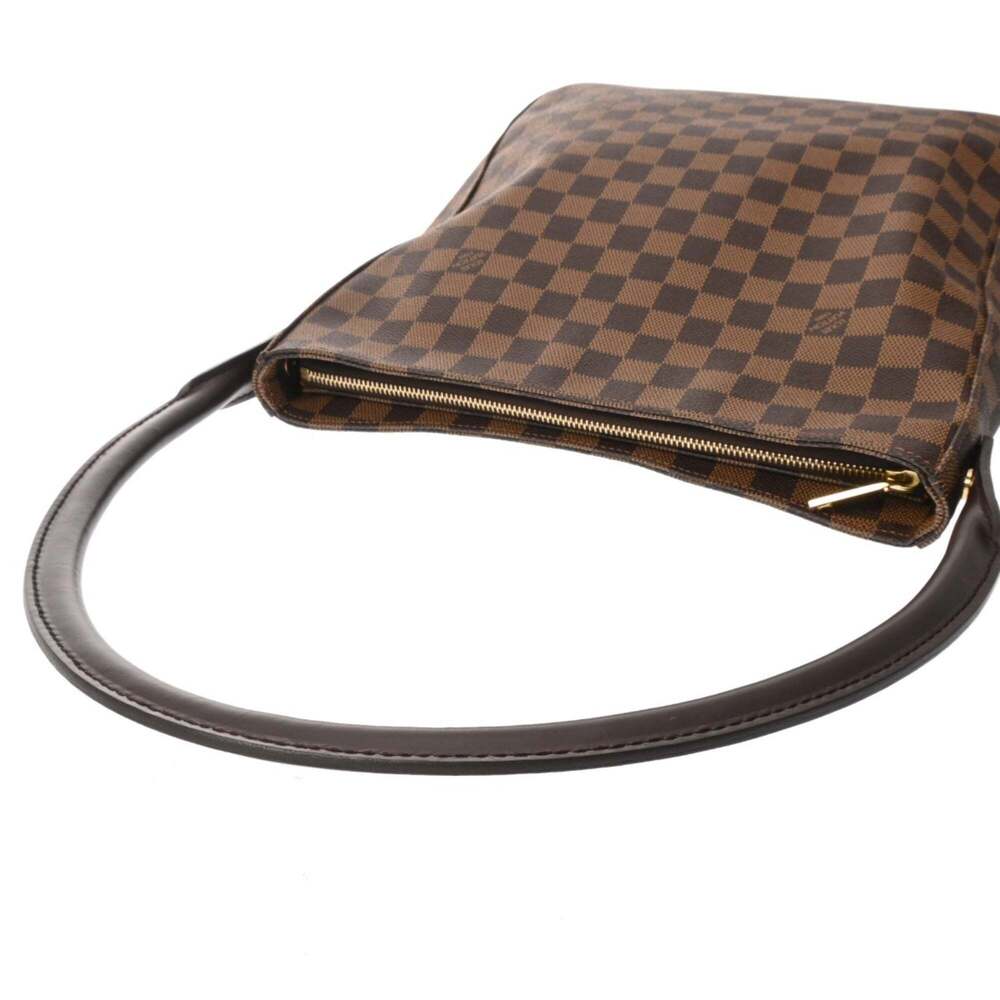 LOUIS VUITTON Authentic Brown Damier Canvas Looping GM Shoulder Bag - Picture 4 of 11